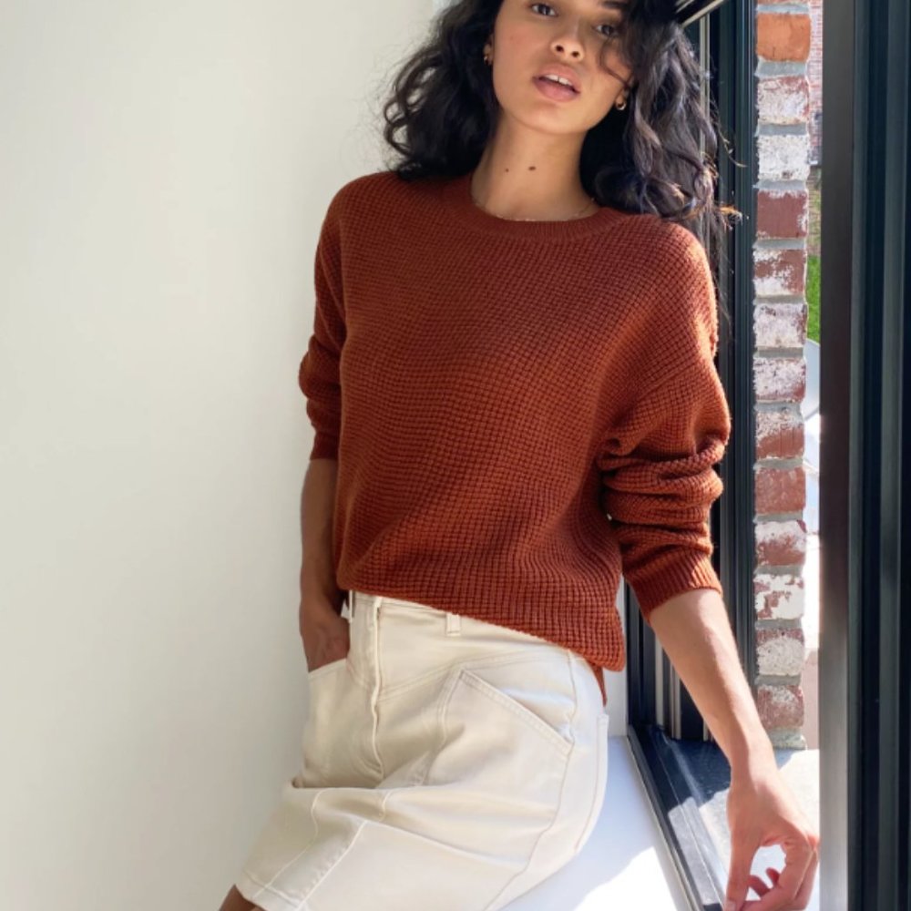 Aritzia Wilfred Free Isabelli Sweater - Rustwood XS
